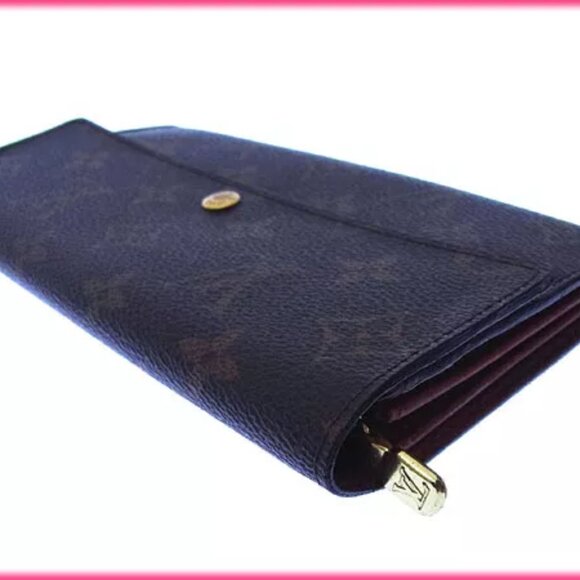 Louis Vuitton Purse Long Wallet Monogram Brown Woman Authentic Used - Picture 4 of 5